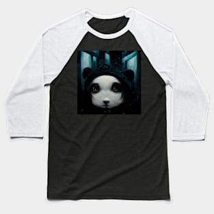 Emo Panda Baseball T-Shirt